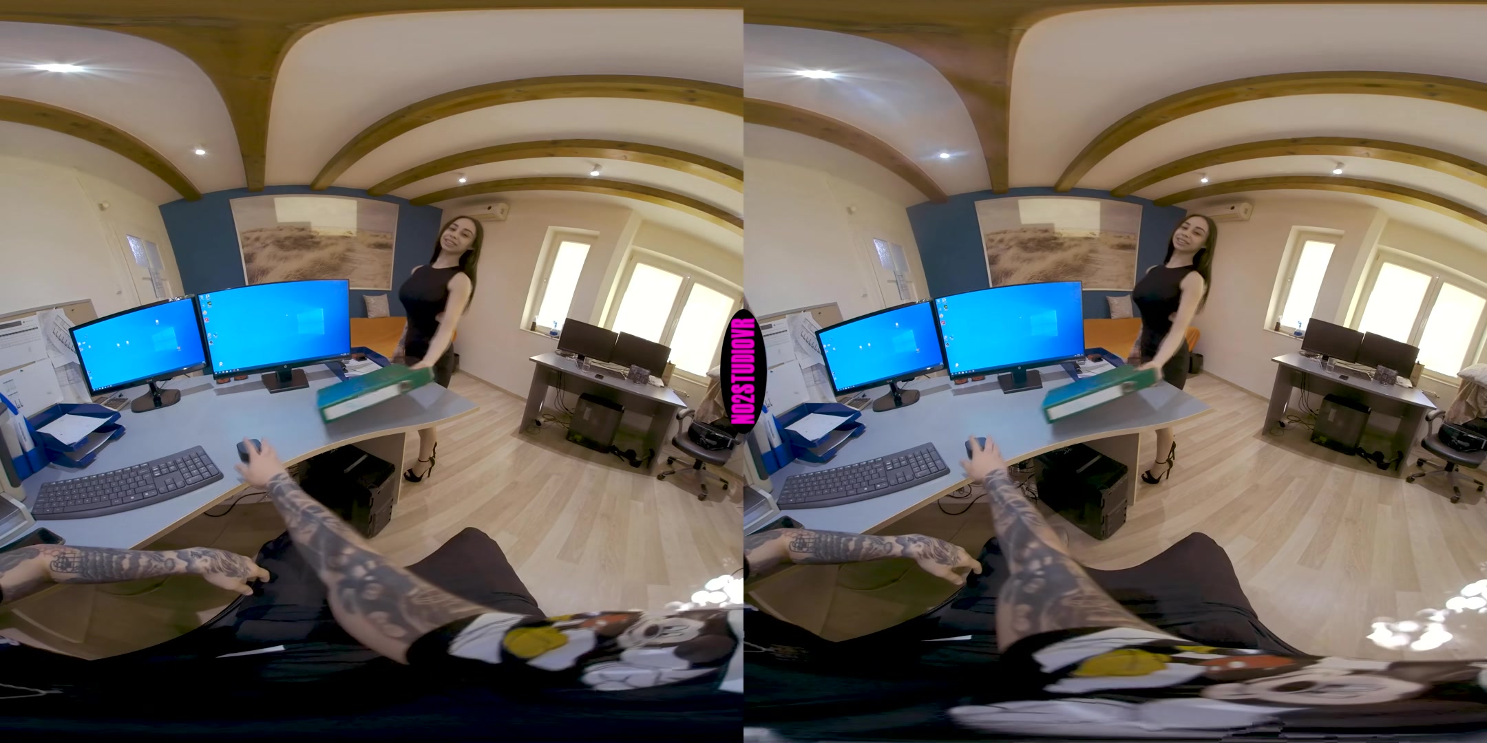 At the Office - Busty Secretary - No2StudioVR
