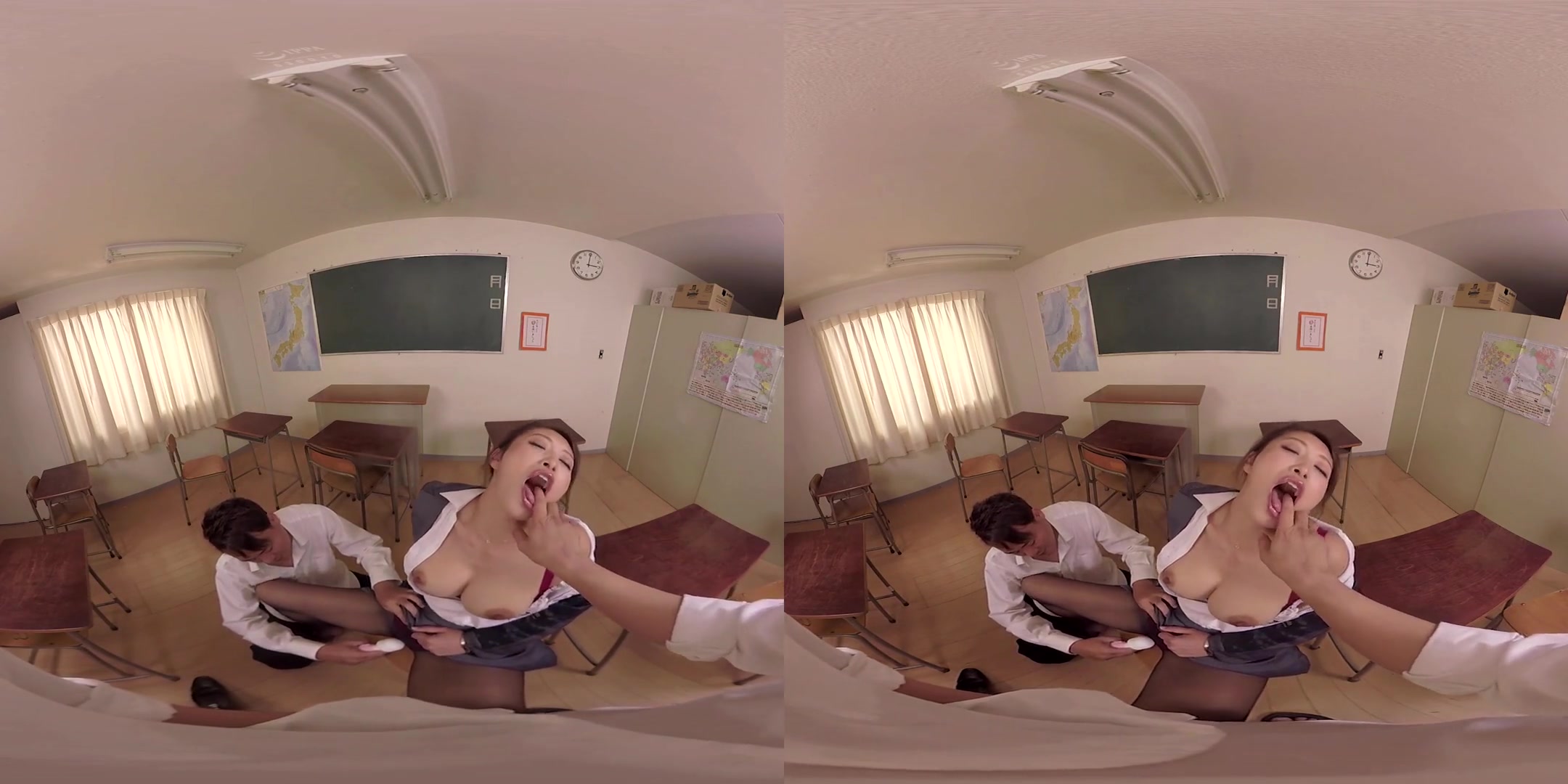 Reiko Kobayakawa in Reiko Kobayakawa My Extra Lewd Teacher 1 - WAAPVR
