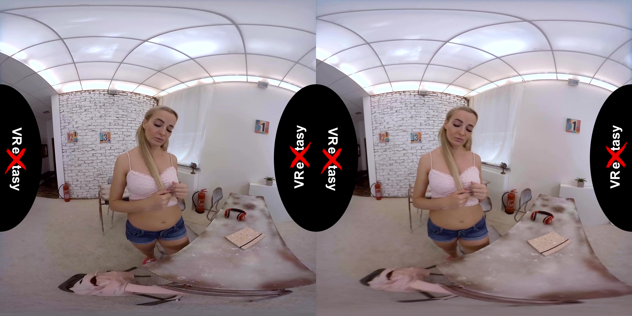 Victoria Pure - Solo; Adorable Blonde Babe Solo Masturbation