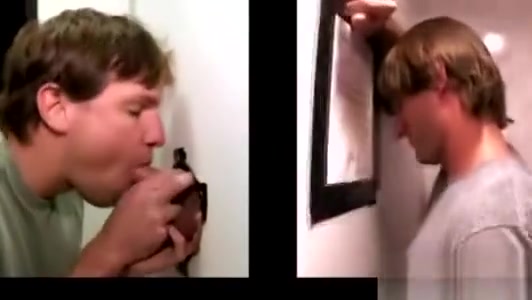 Straight guy duped into gay suckoff at gloryhole