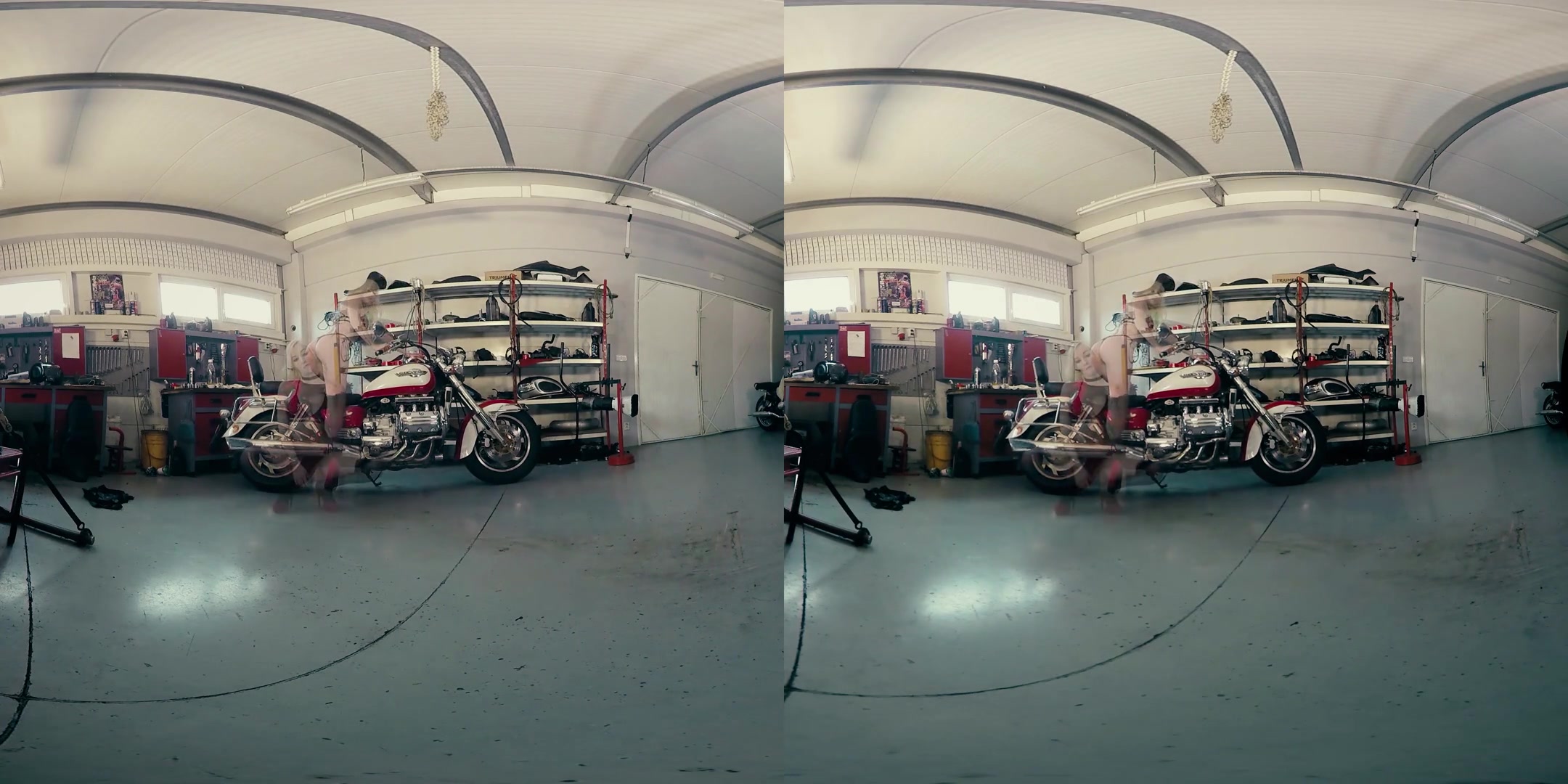 Daisy Lee in Blonde Stunner Gets Naughty in the Garage - BravoModelsMedia