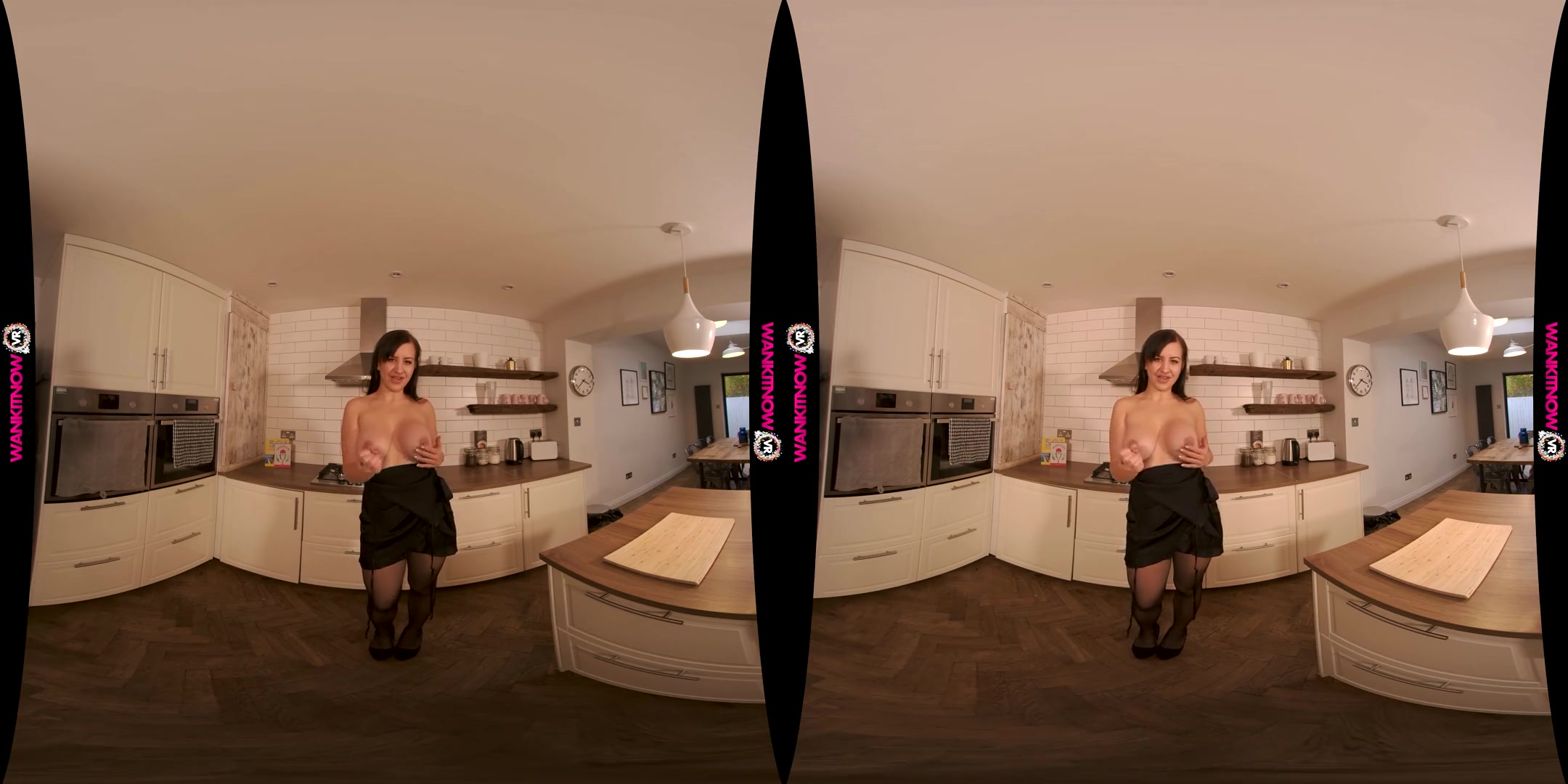 Kitchen Spread - Big Ass Big Tits Solo Model Fingering