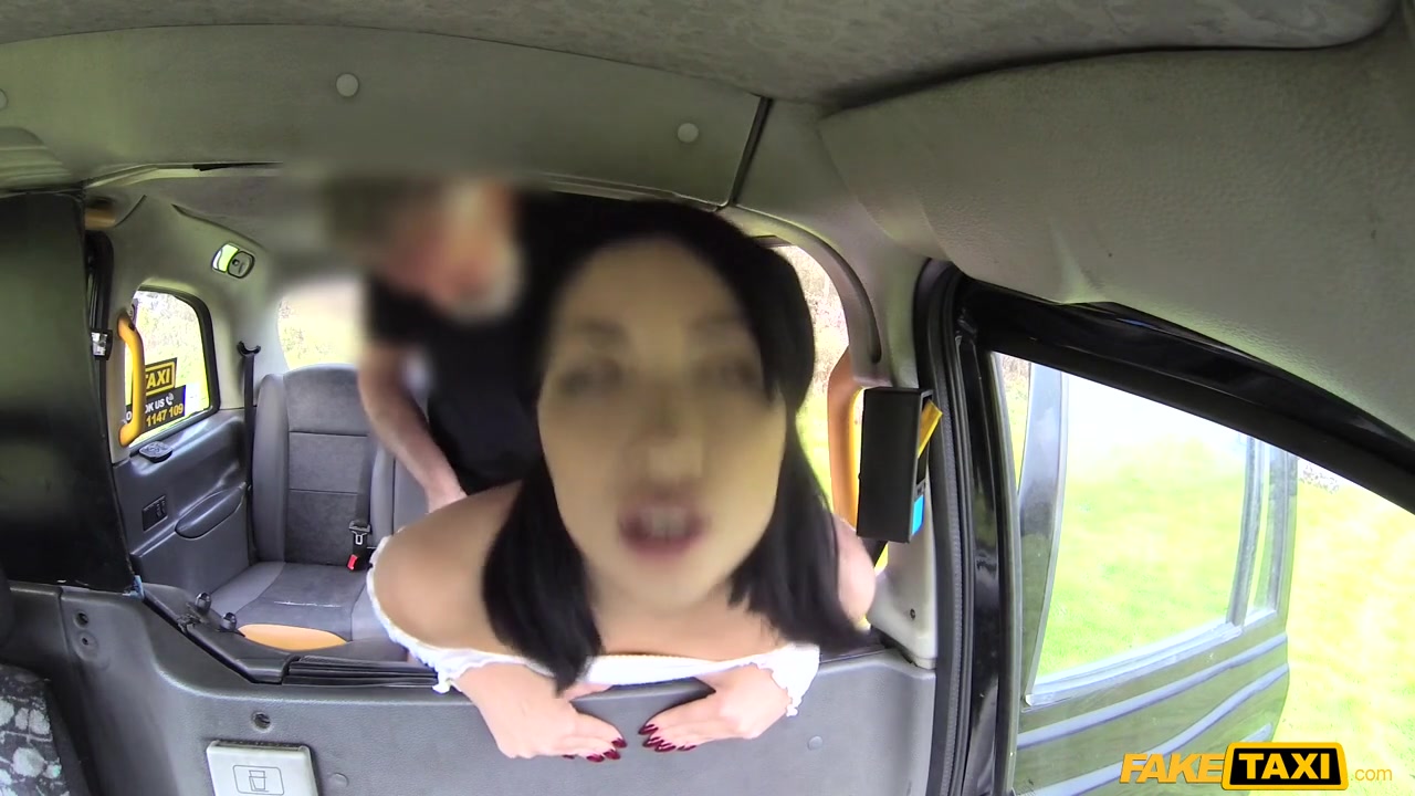 John Rina Ellis in Knee high socks beauty takes it all - FakeTaxi