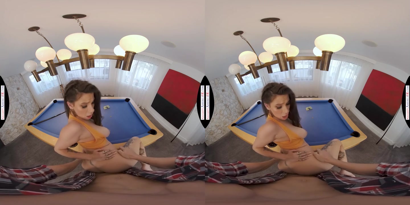 Indica Flower Gets Naughty On The Pool Table With Her Friend's Step brother