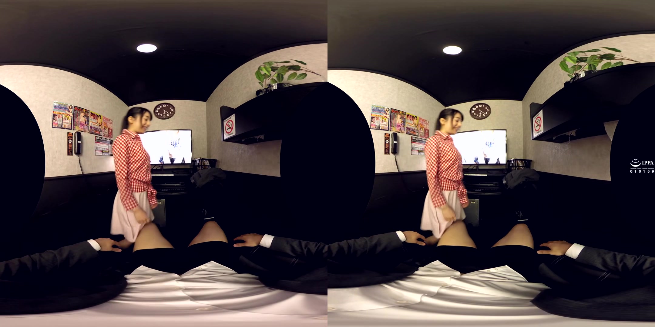Secret Sex In A Karaoke Box; Japanese Teen Blowjob