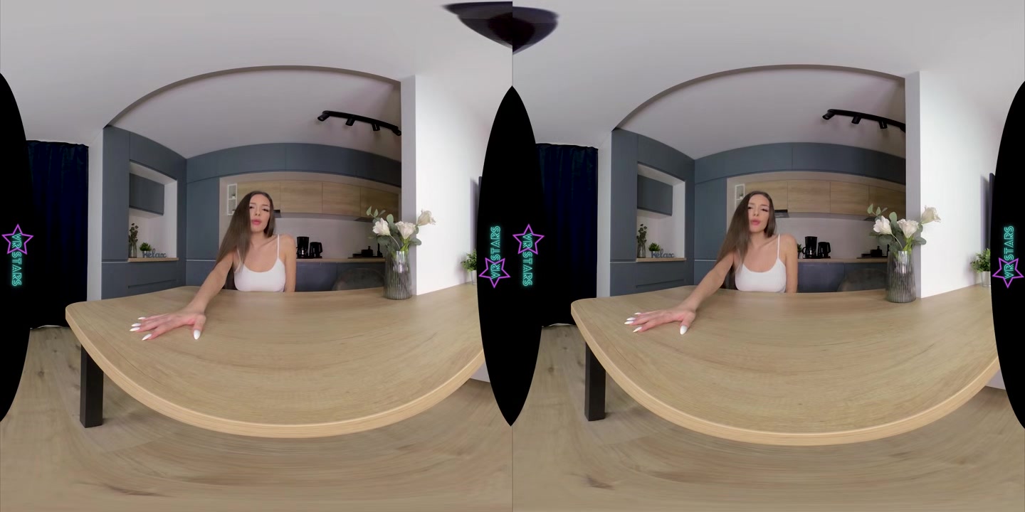 Stuffing My Pussy On The Kitchen Table - VRStars