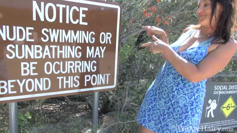 Joanna Jakes strips naked out by the lake deck