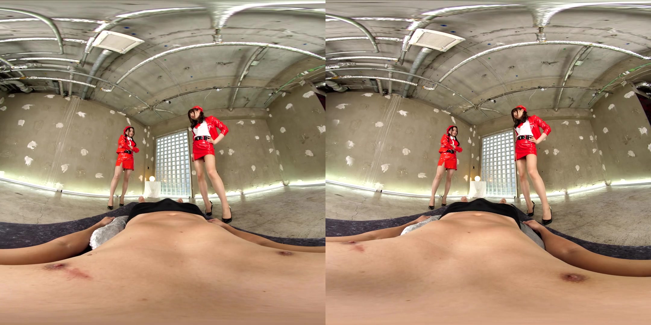 Miniskirt Police Clocking In!; JAV Threesome Latex Idols