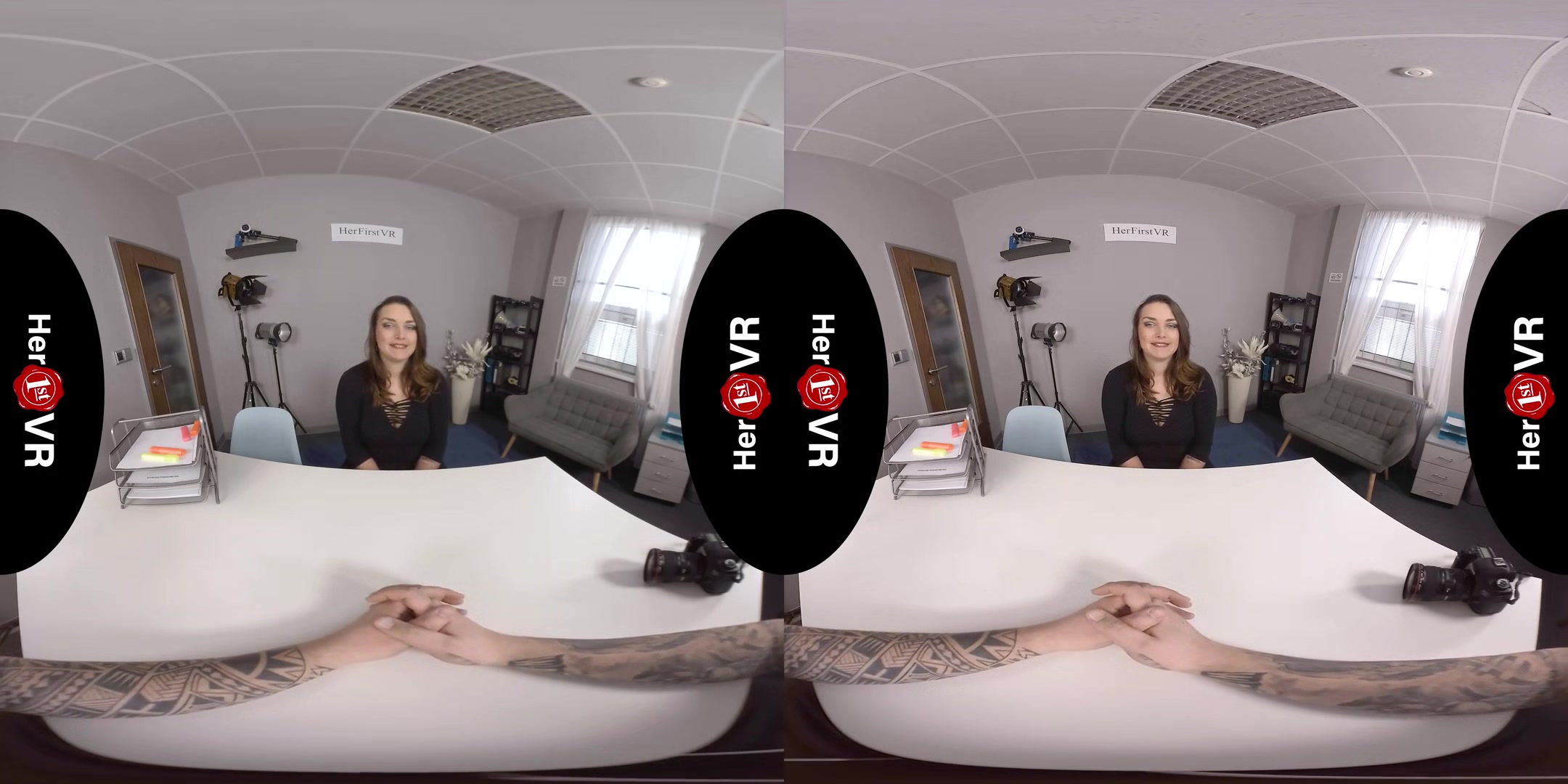 Lea - VR Casting; Busty BBW Amateur - SexLikeReal