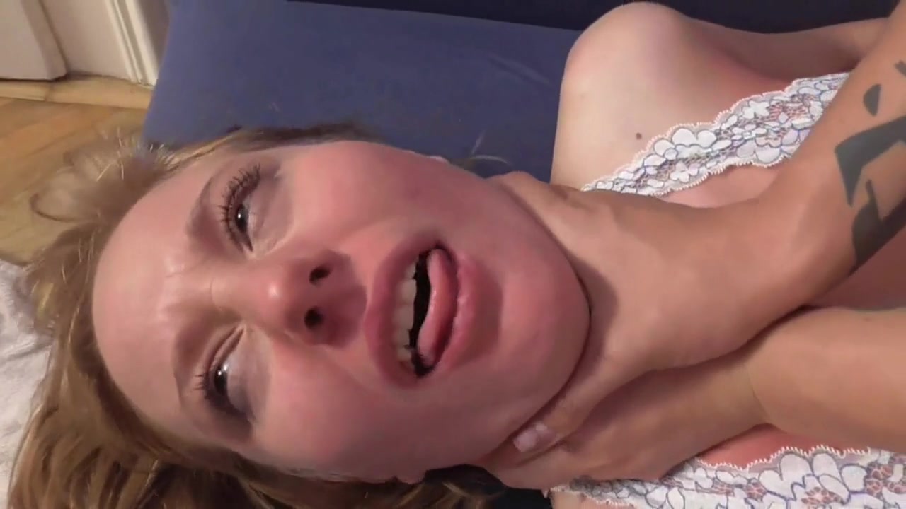 Brunette mistress smothering and choking her submissive by Femdom Austria
