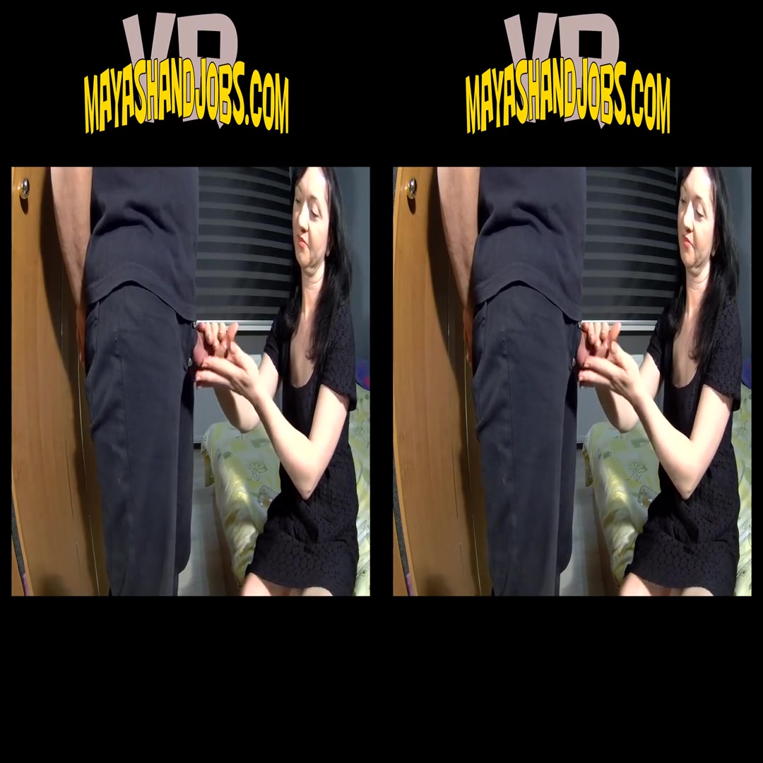Maya in Thick Cock BJ And 2 Cumshots On My Legs - MayasHandjobsVR