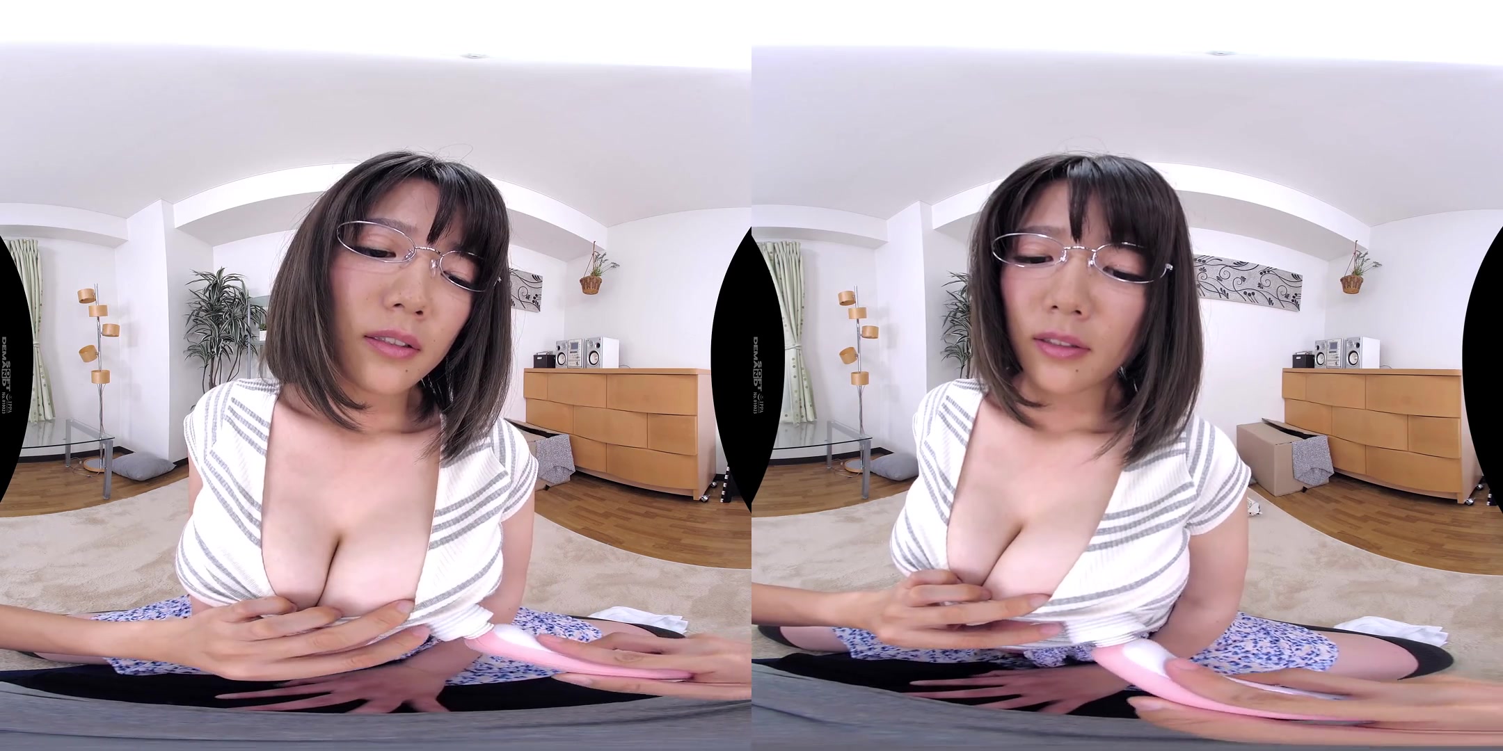 A Girl With Incredible J-Cup Tits and Glasses from the Countryside moved in Next Door - Big Tits Asian MILF Hardcore