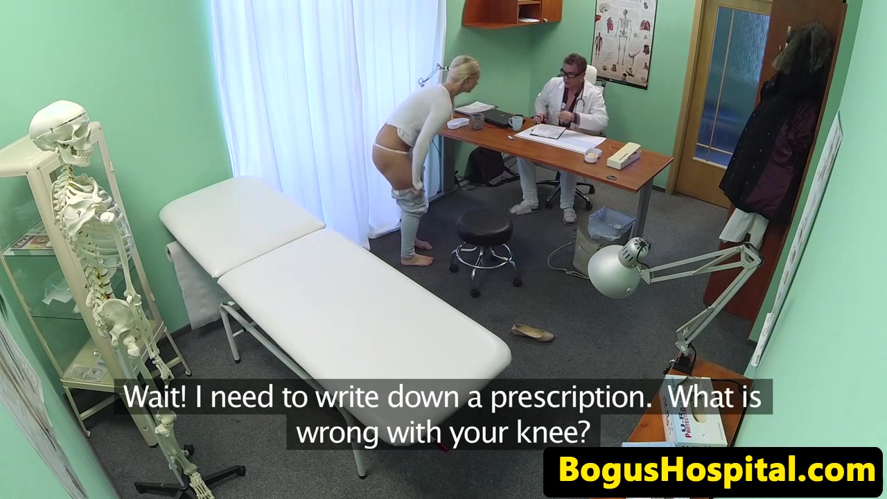 Busty euro doggystyle fucked in drs office