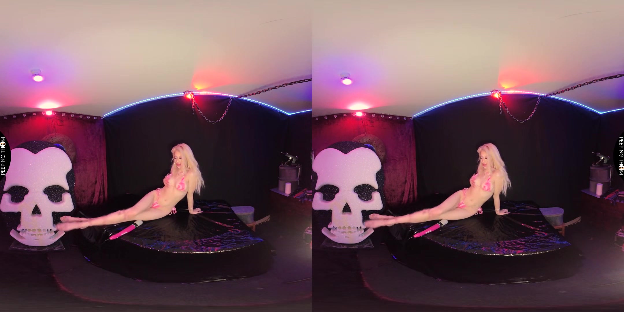 Dark Room Squirt; Striptease and Solo Masturbation with Angel Rae Doll