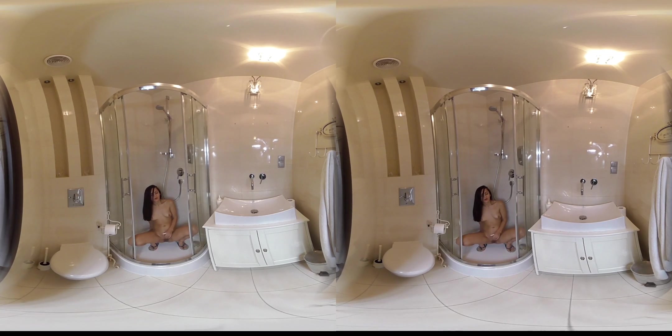 Shrima Malati in She Starts Her Morning by Cumming in the Shower - VRpussyVision