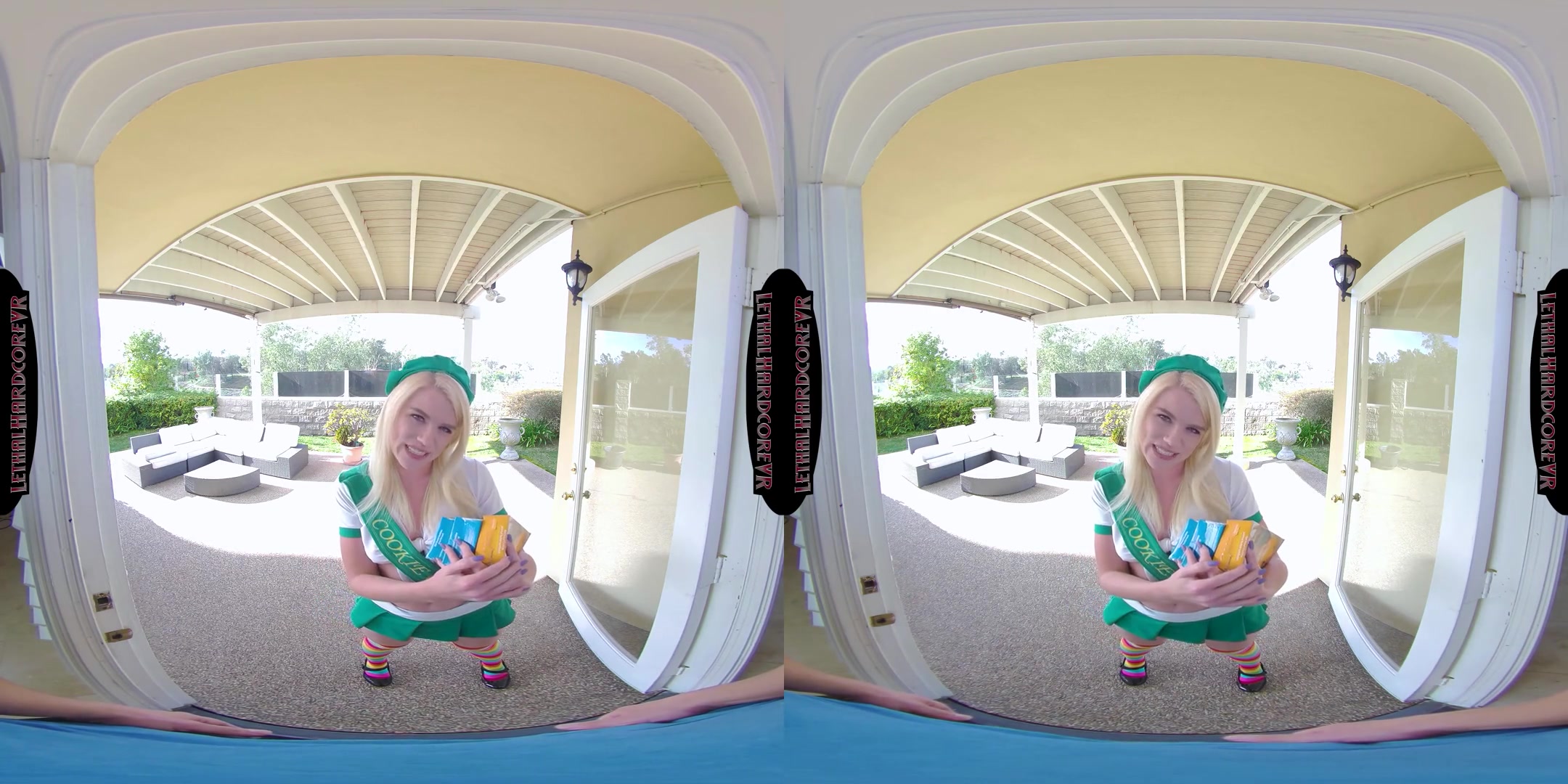 Girlscout Nikki Has a Very Sweet Nookie - Cute Blonde Pornstar Nikki Sweet Hardcore POV VR