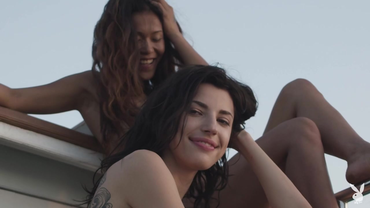 Maki and Oksana in Ocean Kiss - PlayboyPlus