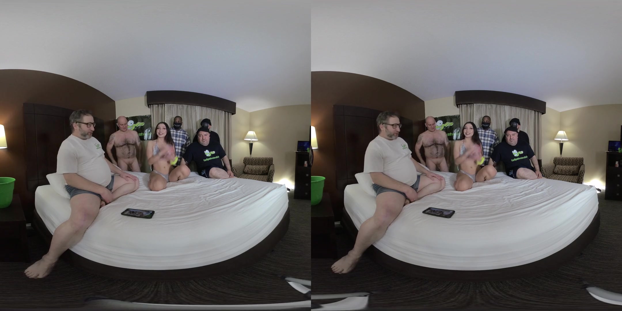 Camila Cano GANGBANG 1 Of 4 With Cumshot - Busty Amateur Brunette Extra Long Gangbang