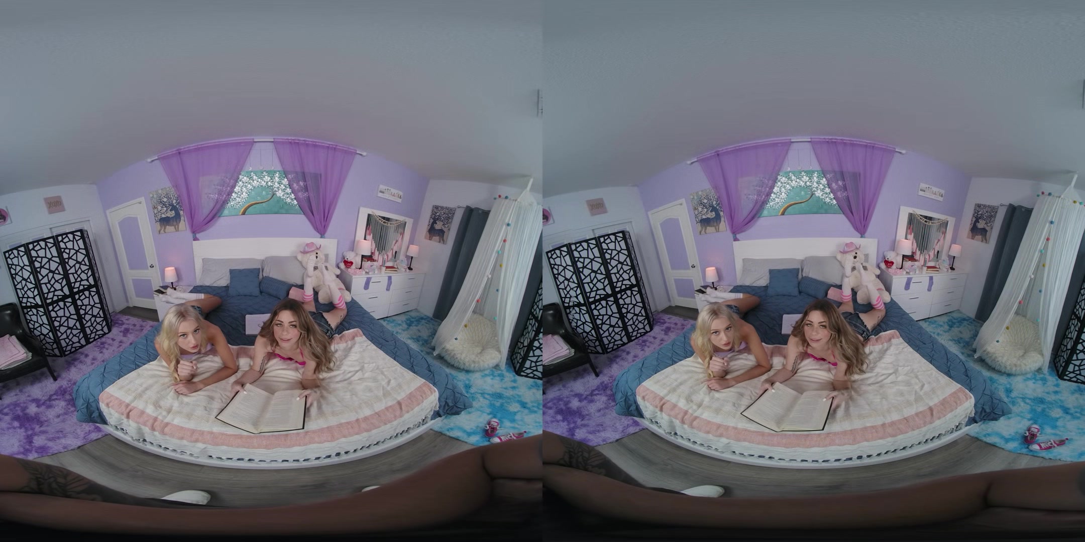 Threesome Passion: Skylar Storm and Renee Rose