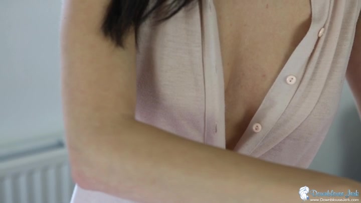 Michelle in Pressed And Perky - DownblouseJerk