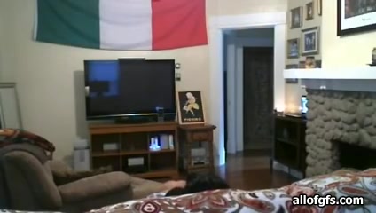 White milf cheats with a bbc on hidden webcam