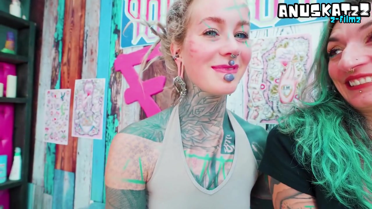 Friends Tattoo Session Becomes Anal Threesome: Artist Destroys Ass Mid-ink & Cums All Over Fresh Work - Lily Lu And Edone Kaliyuga
