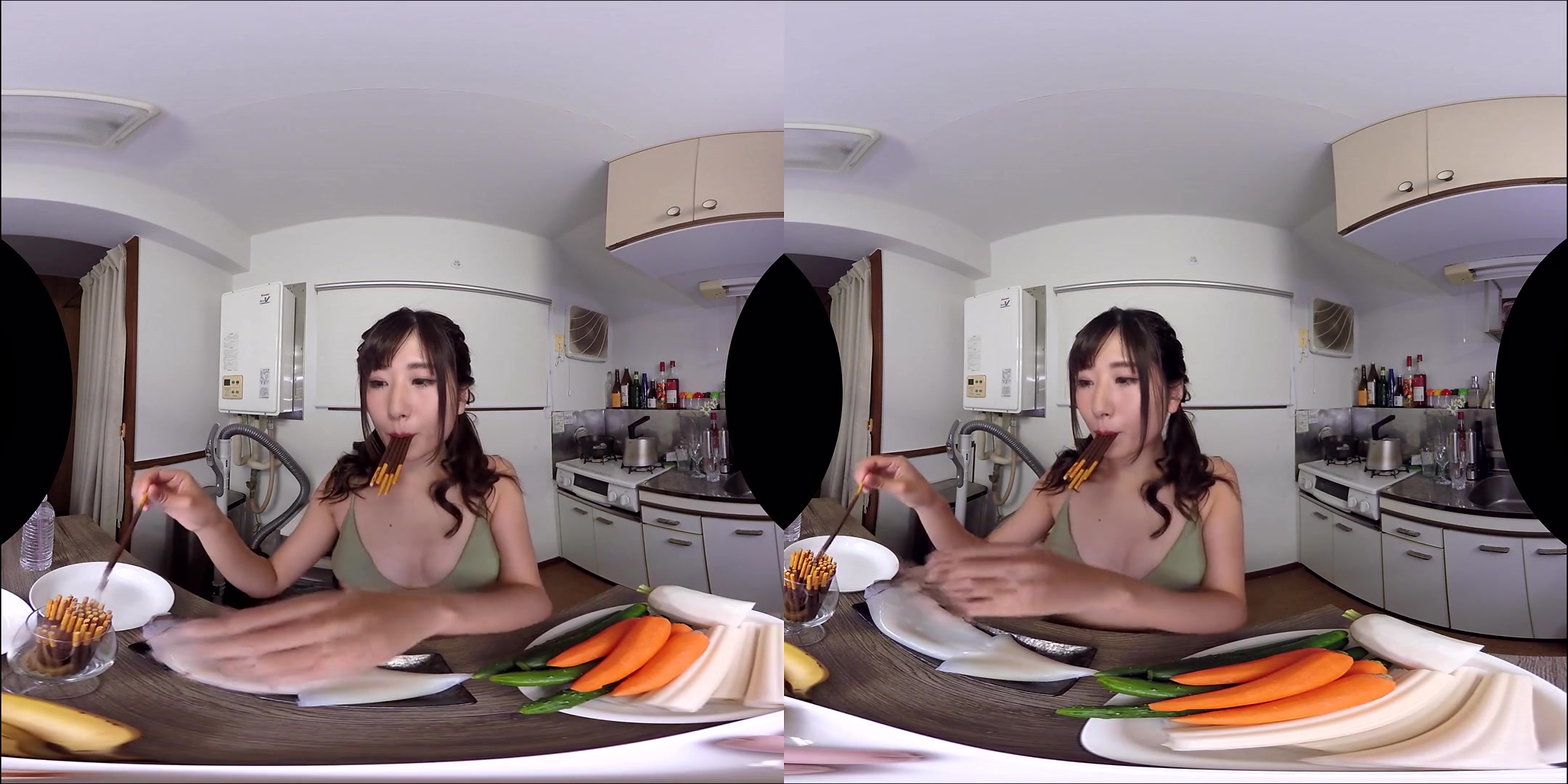 Kotomi Soramame in Kotomi Soramame Kotomi Soramame Stuffs Her Face - ParellalWordle