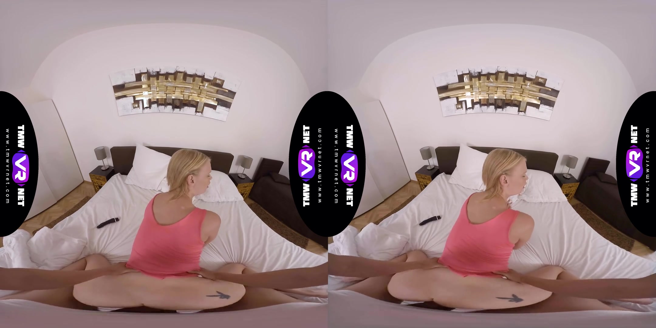 Spicy Surprise Under The Blanket - Blonde Virtual Girlfriend Hardcore