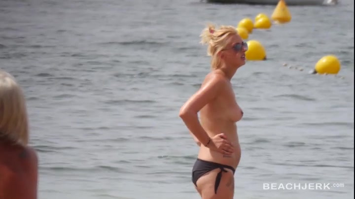 Topless Beach Blonde - BeachJerk