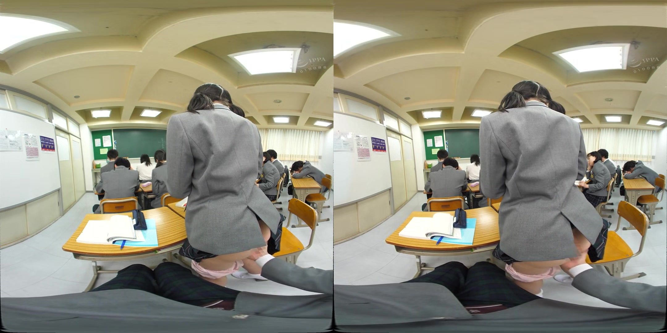 The Experience of Youth VR 2: Secret Kissing and Handjobs at your Desk and Passionate Sex After School - Fuck Young Japanese Schoolgirl POV