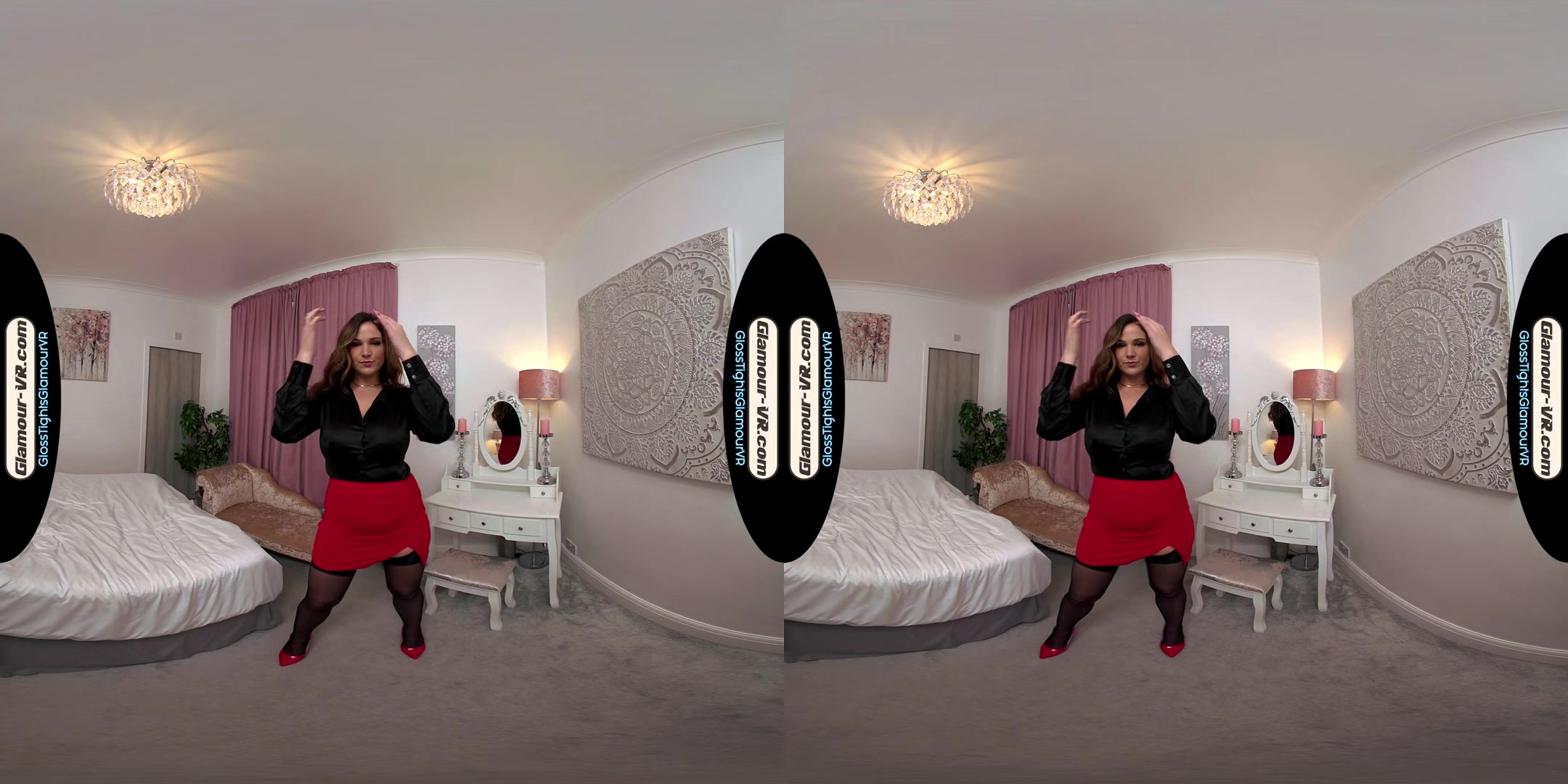 Ali Harper Sexy Secretary With Black Stockings Tease Treat