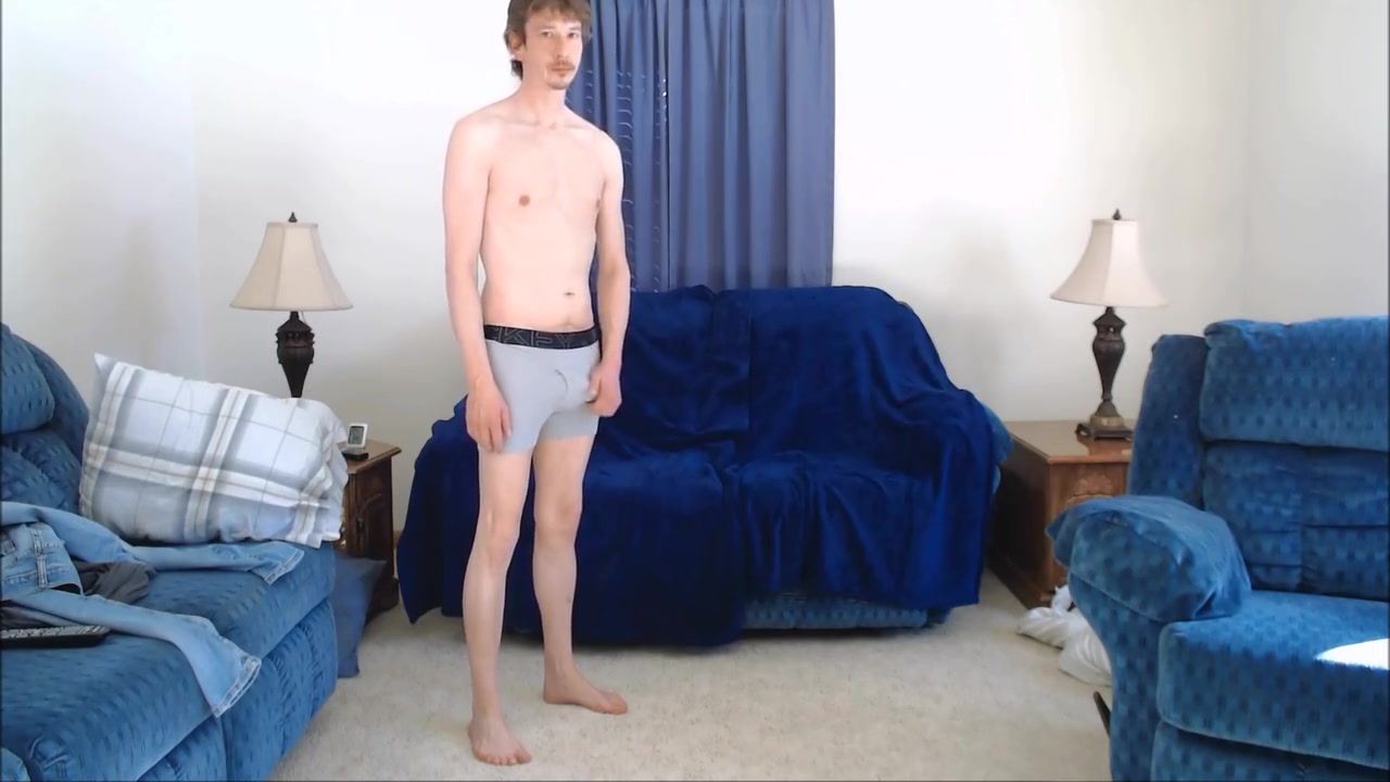Quick Strip And Cum On Webcam