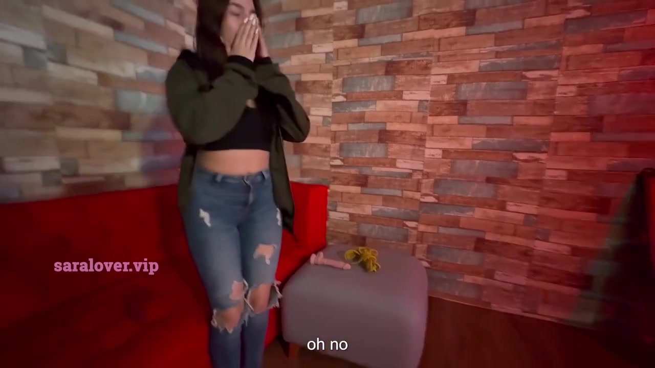 Sara Love In Masturbates Her Tight Pussy While Being Watched