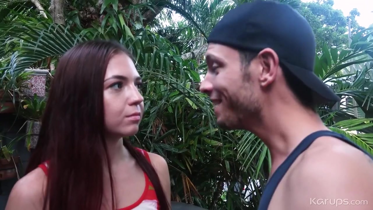 Ava Haze - Petite Brunette Caught Tresspassing Pays In Pussy