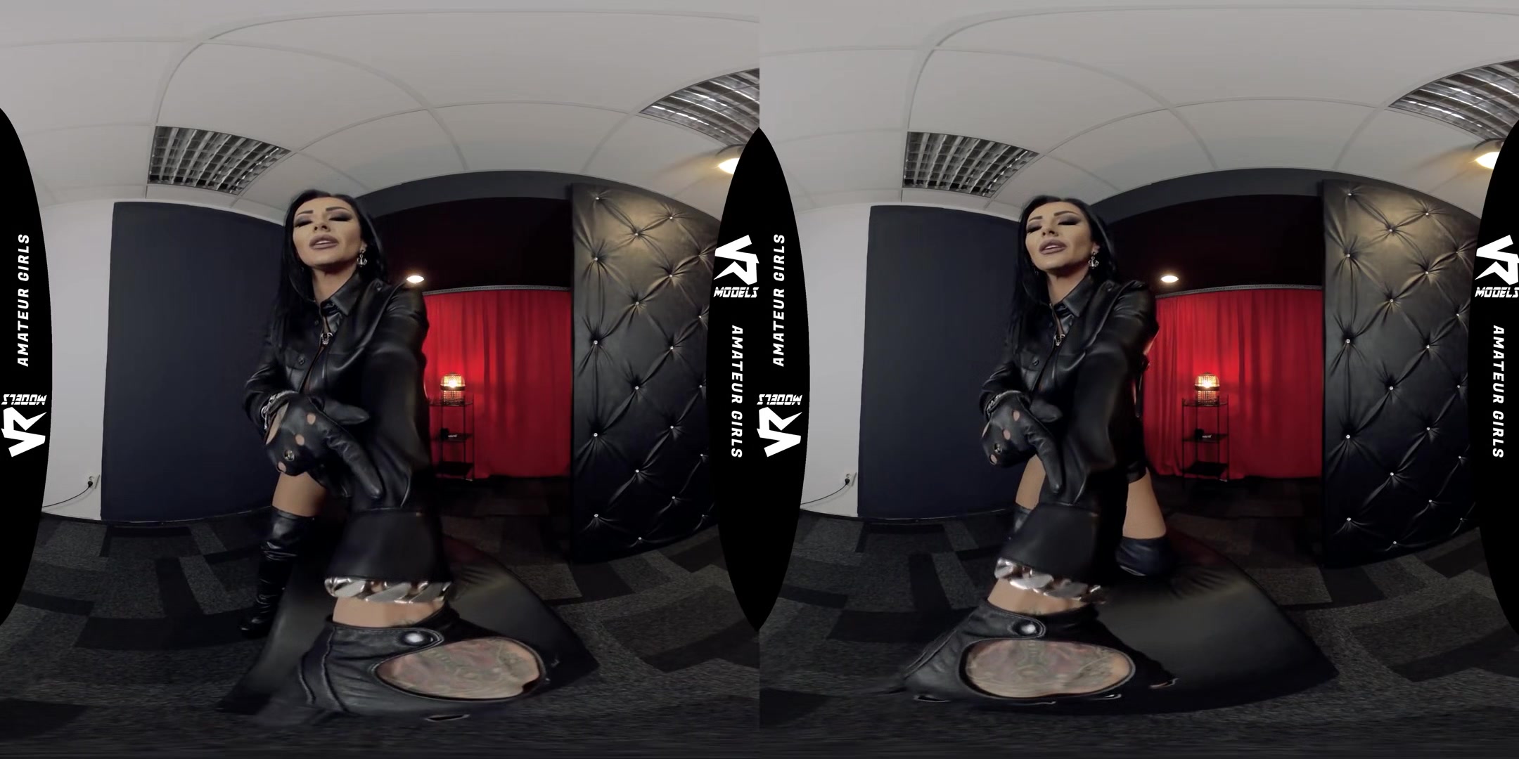 Mistress Kennya - Smoke And Leather Addiction Training; Big Tits Domme Takes Charge