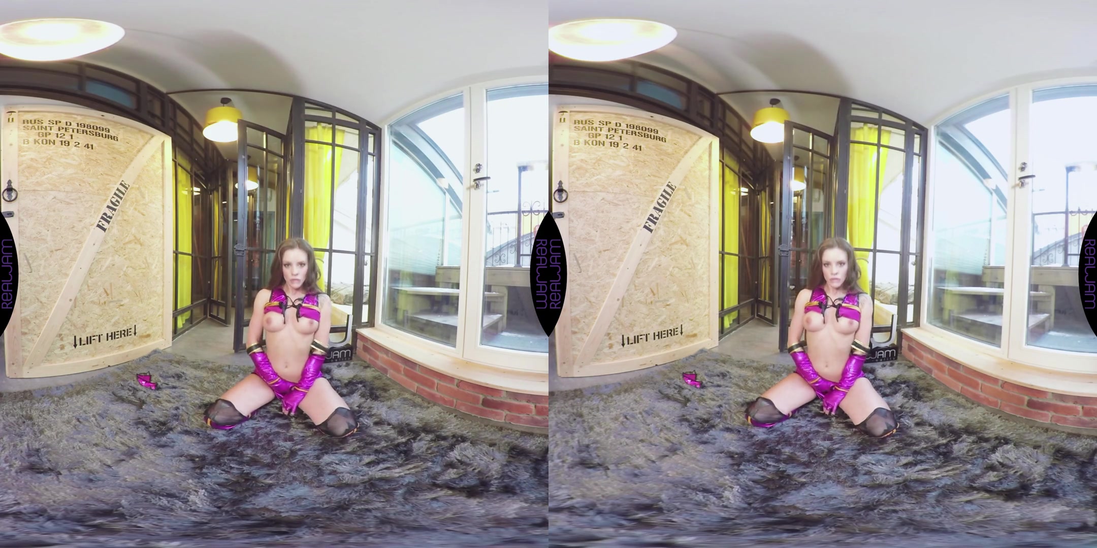 Lita Phoenix in Mileena's Warm-up - RealJamVR