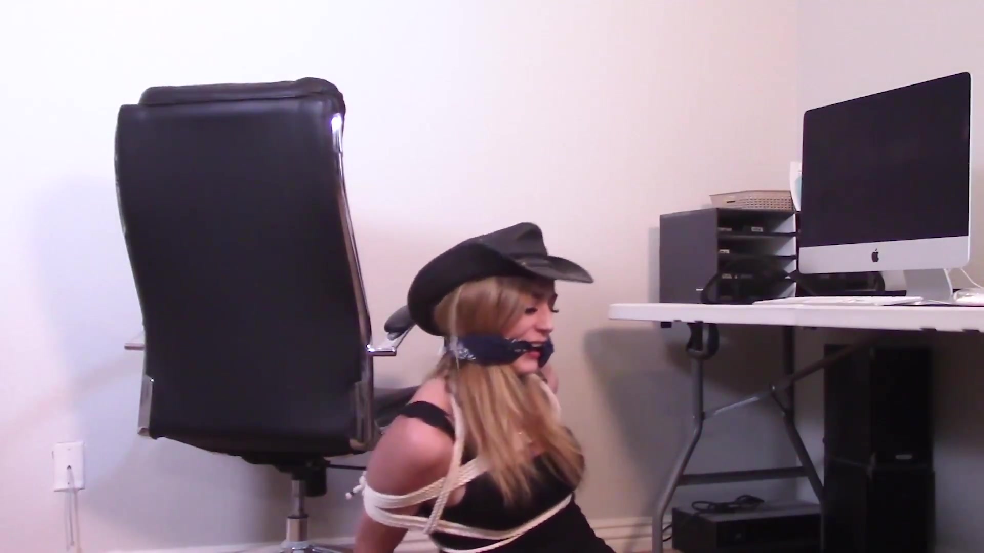 Three Cowgirls In Jeopardy - Camera 2