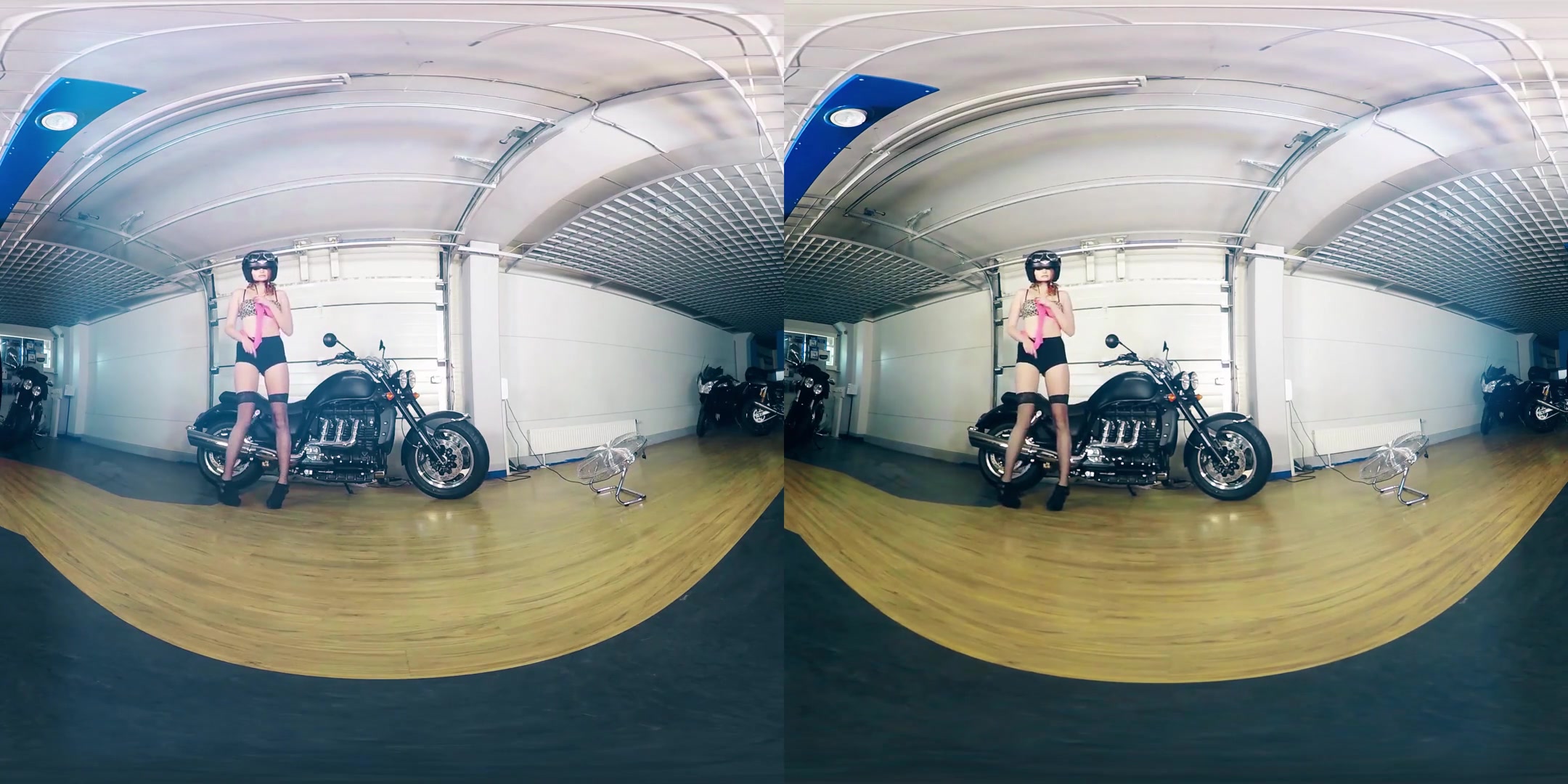 Klara in Redhead Gets Turned on by Her Motorcycle - BravoModelsMedia