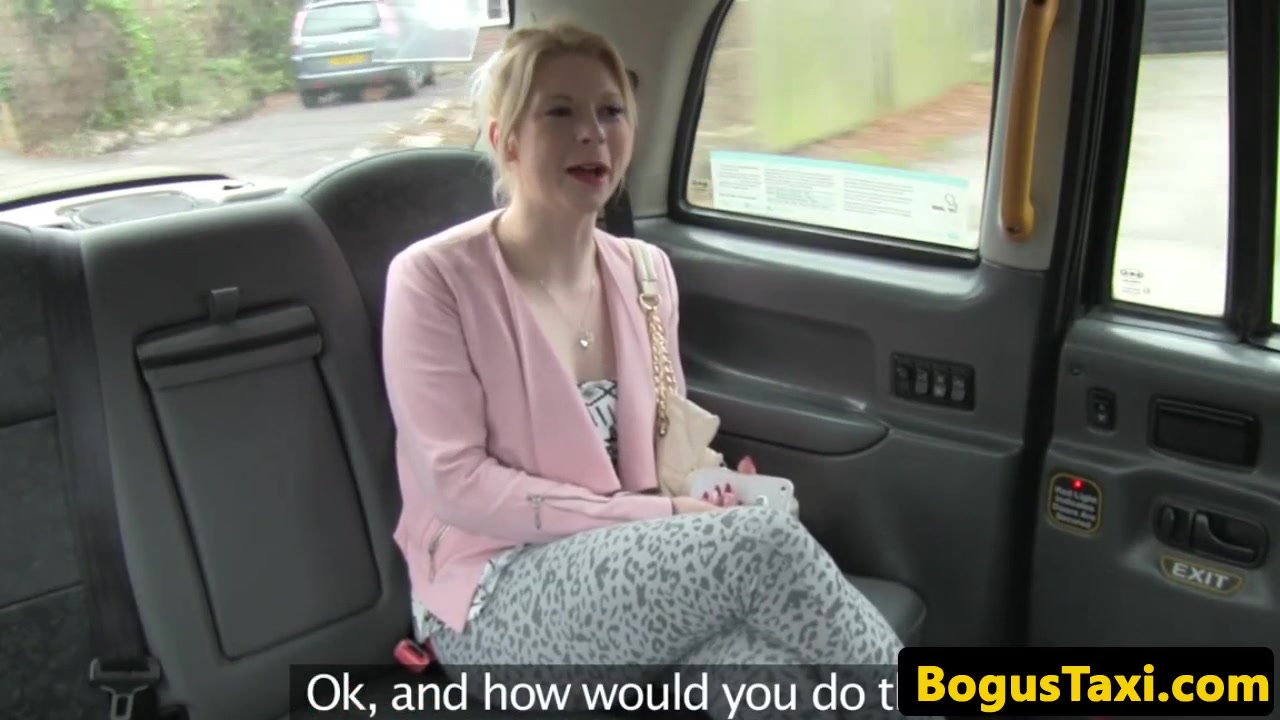 British taxi amateur tonguing cabbies arse