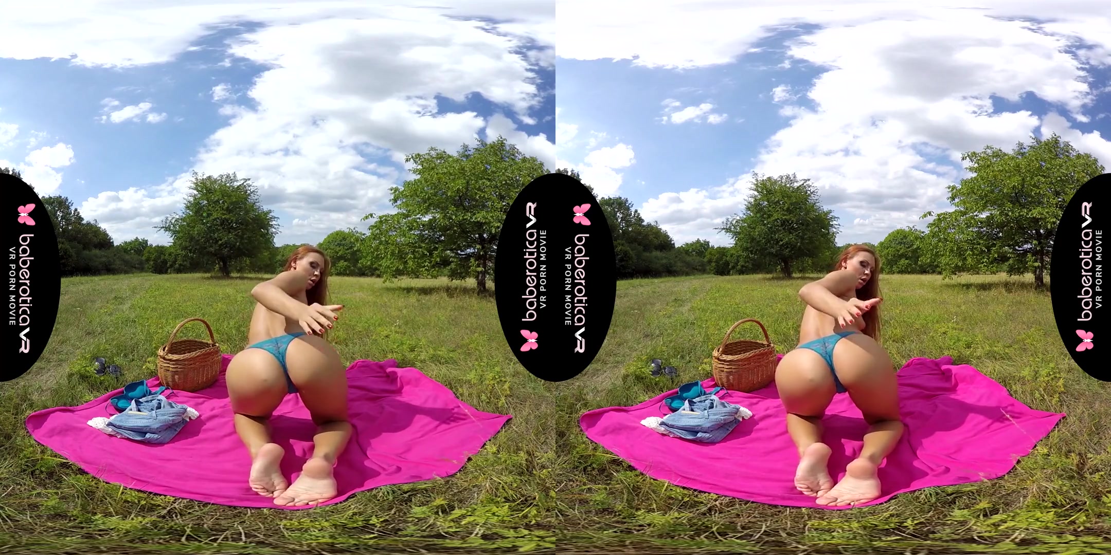 Ornela Morgan Fucks Her Pussy With A Toy At The Picnic - Cute Amateur Babe Outdoors