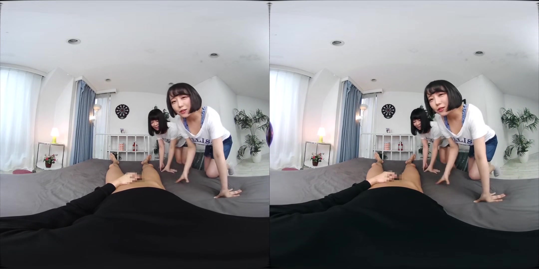 Sandwich Play: Young Stepsisters Like Dreams Before your Eyes - FFM Asian Teen Threesome