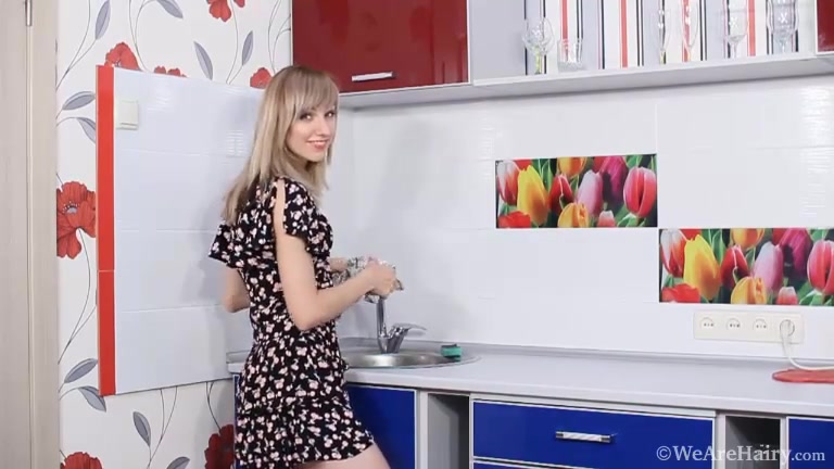 Yulenka Moore masturbates with her penis vibrator - Compilation - WeAreHairy