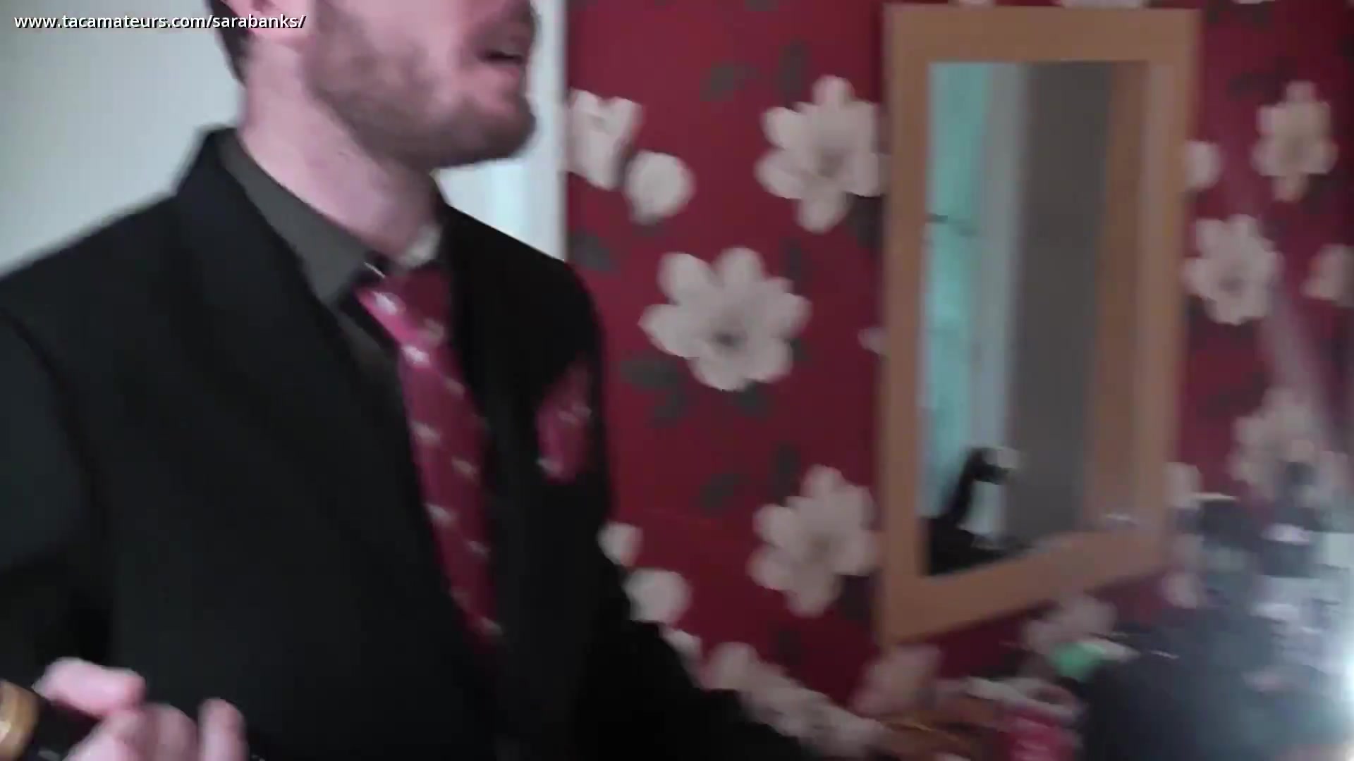 Bride Sara Fucks The Bestman & Groom - SaraBanks