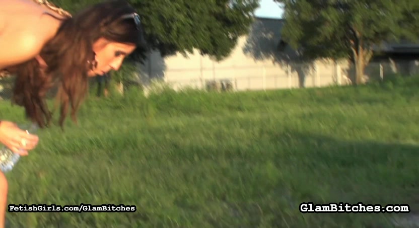 Princess Crystal Walks Her Dog
