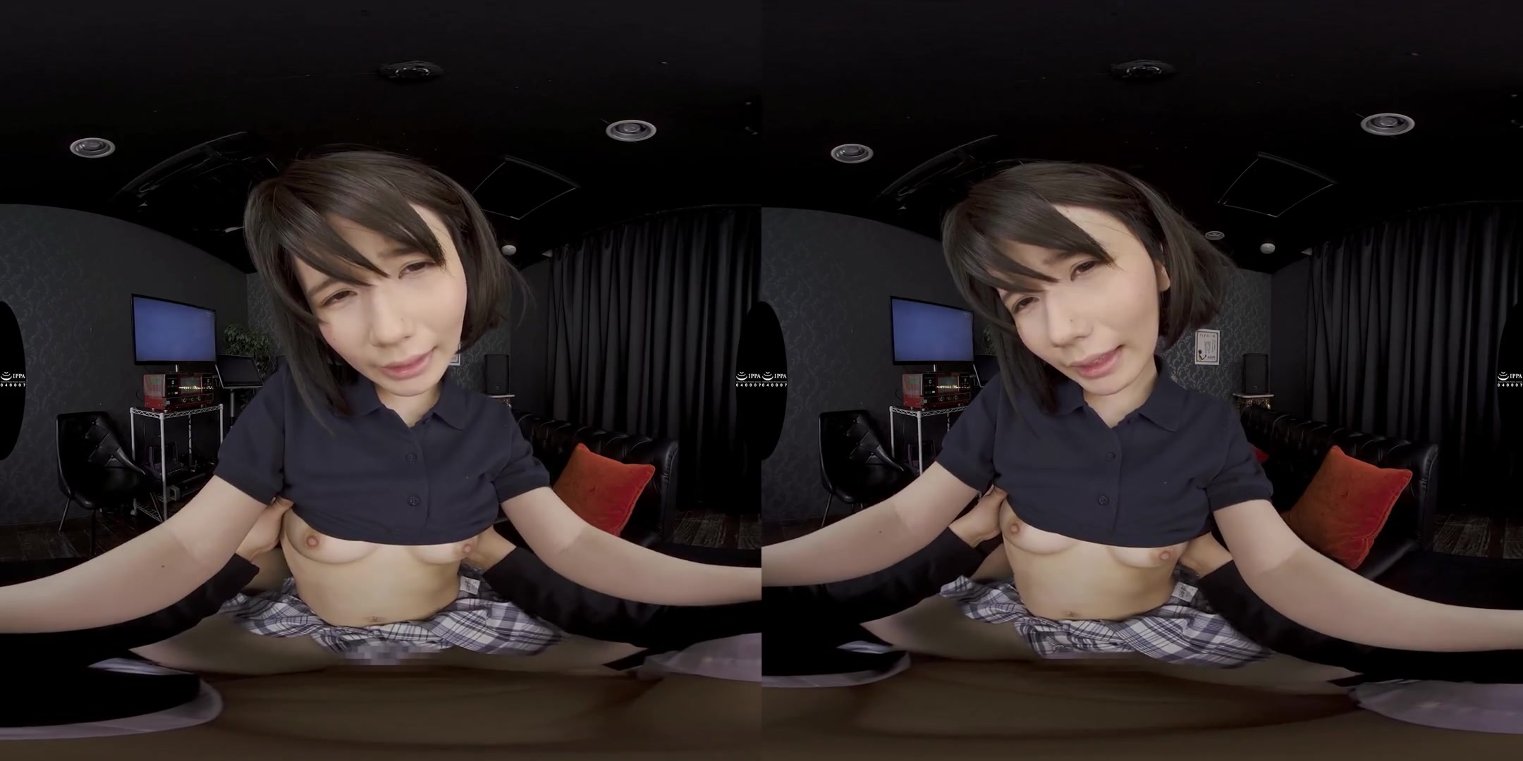 Locked in the Karaoke Box Sex Club; Horny Japanese teen 18+ One on One Hardcore