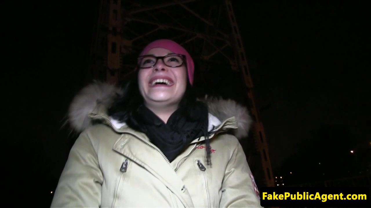 Cumswallowing hungarian fucked in public