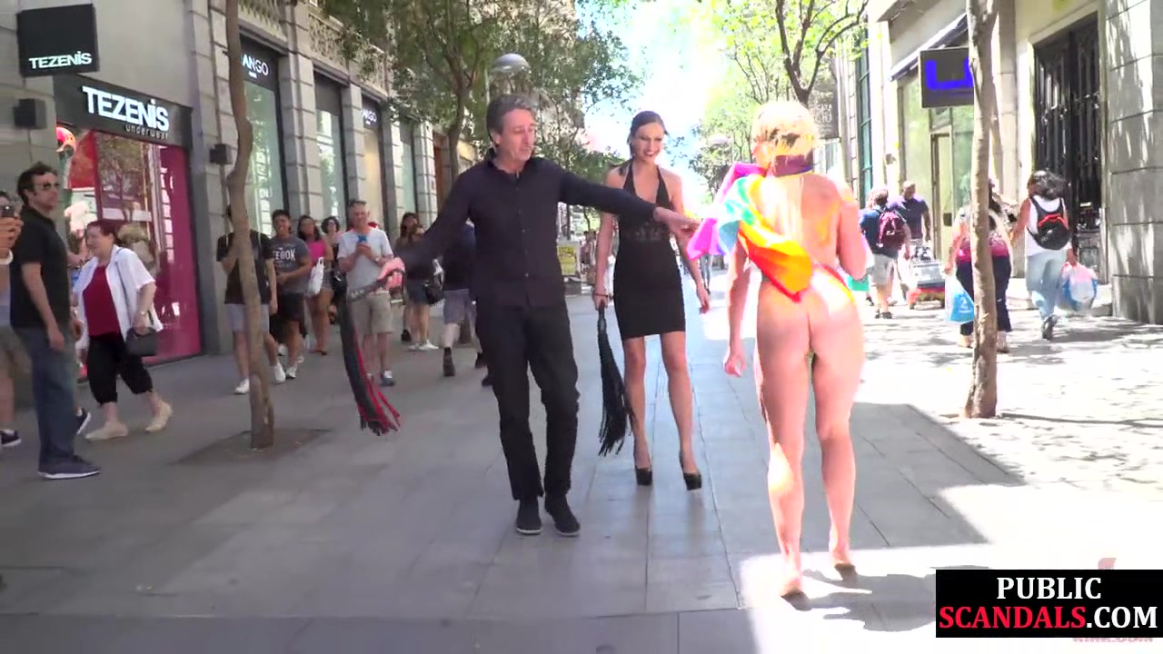 Scandalous MILF doggystyled by big cock at public place