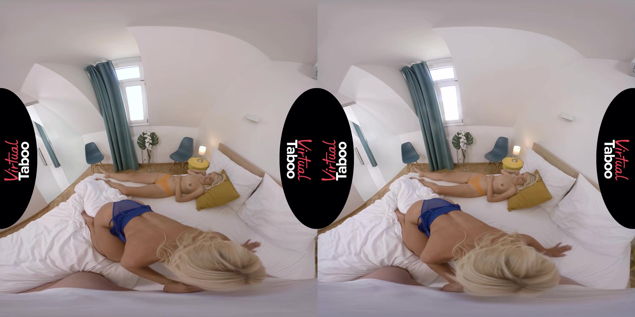 Tiffany Rousso, Helena Moeller VR Porn: Mom Takes It Deep While Sister's Asleep - VirtualTaboo