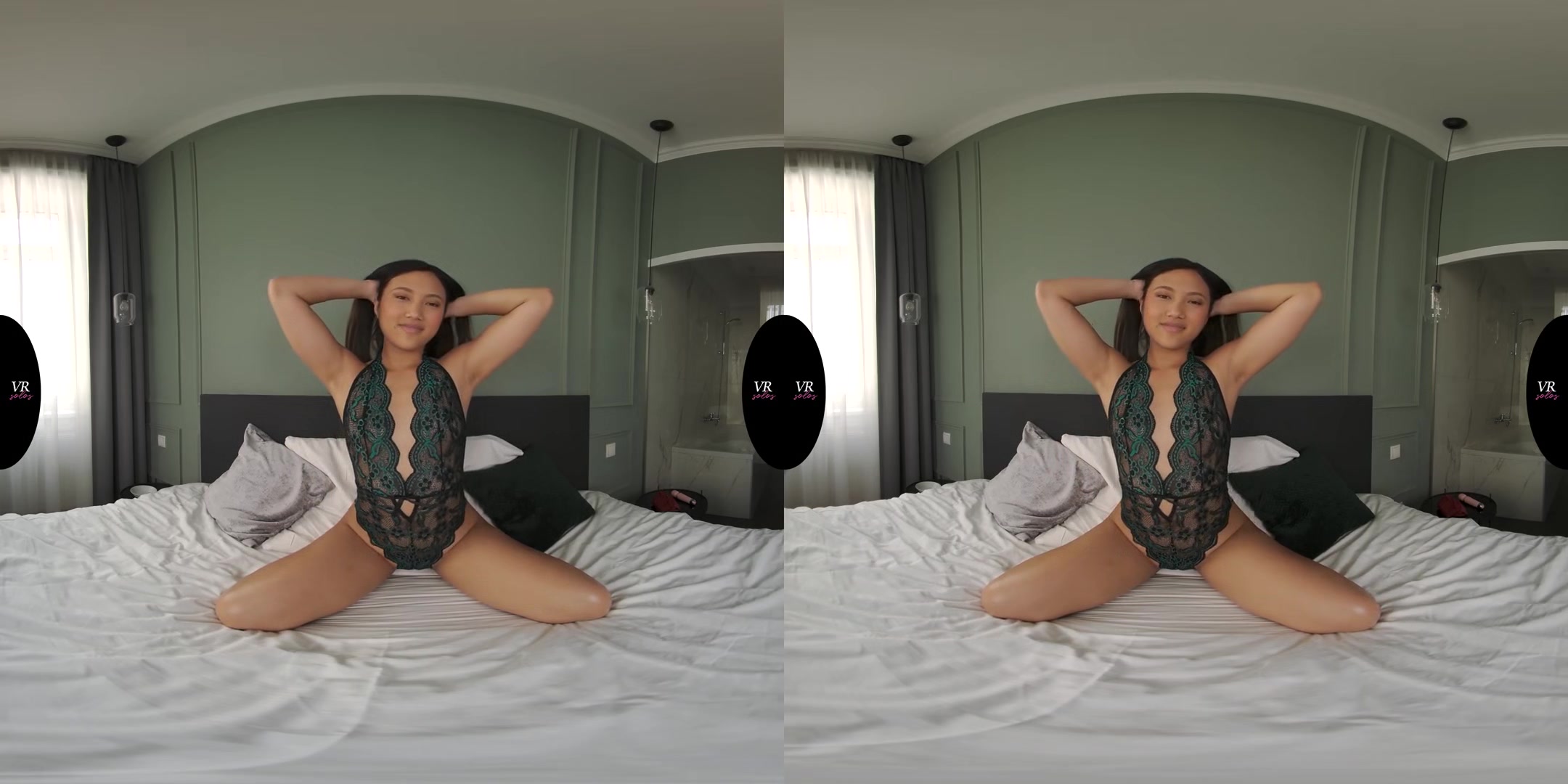 Asian Babe May Thai Loves To Masturbate In Front Of You - Cute Asian Babe Solo VR 3D Porn