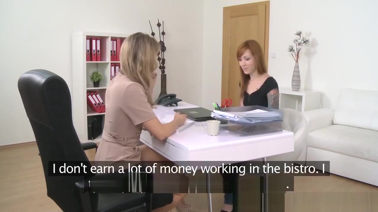 Hot Ginger Babe Has Lesbian Sex With A Female Casting Agent